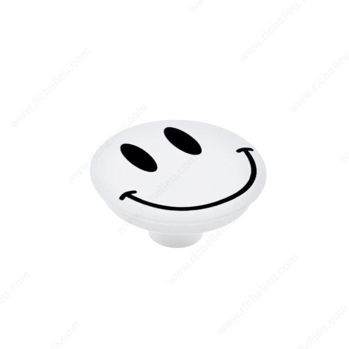 Richelieu BP762550377 Modern Plastic Knob - 7625, Plane