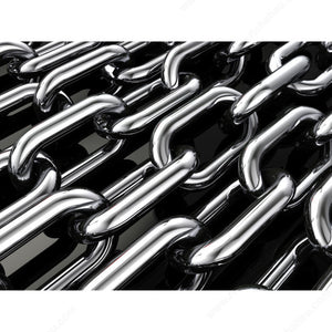 KingChain 530421 Grade 30 Self-Colored Proof Coil Chain, 1/4 in, 90 ft, Flip Lid Bucket, 1 300 lb, 0.3 in