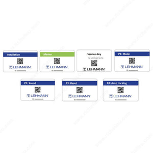 Lehmann 5125039 RFID Programming Card Set