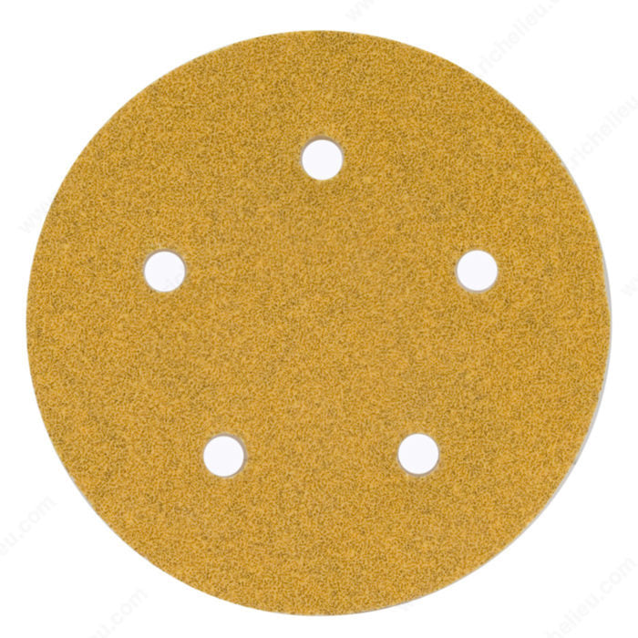 Norton 2700050320 A296 Grip-On Sanding Disc, Without Holes, 320, 5 in
