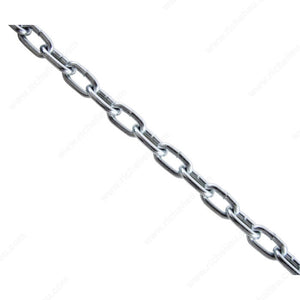 KingChain 502005 Straight Link Machine Chain, Zinc, #4, 1/8 in, 10 ft, Clamshell, 215 lb