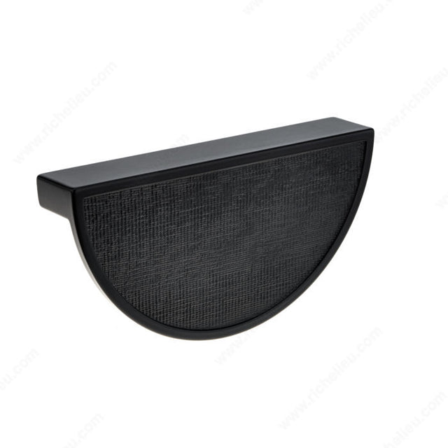 Richelieu 6307160900 Modern Metal Pull - 6307, Matte Black