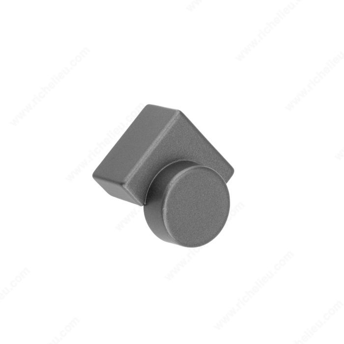 Richelieu 354216219 Modern Metal Knob - 3542, Ravello Gray
