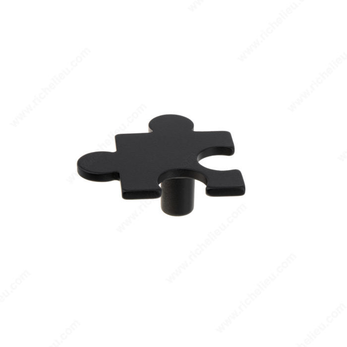 Richelieu 256450900 Modern Metal Knob - 2564, Matte Black