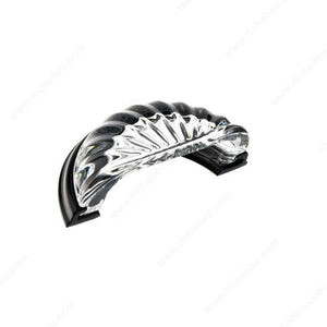 Richelieu BP1008390011 Eclectic Crystal Pull - 10083, Clear / Matte Black