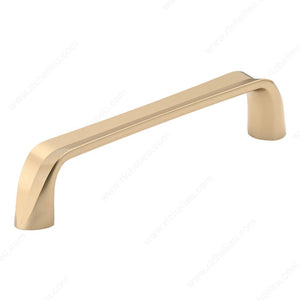 Richelieu BP9024128CHBRZ Modern Metal Pull - 9024, Champagne Bronze, 5 1/32 in, 5 29/32 in, 5/8 in