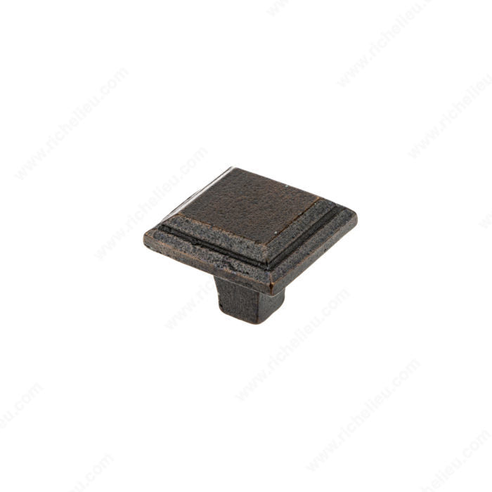 Richelieu 696538FB Traditional Forged Iron Knob - 6965, Florentine Bronze