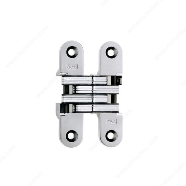 Richelieu 429216140 SOSS Concealed Steel Hinge - For Hinge #216, Black / Bright Chrome