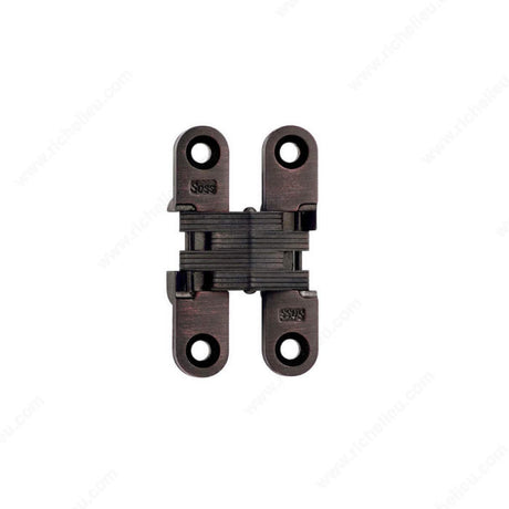 Soss 420204ORB SOSS Concealed Steel Hinge - Model #204, Black / Oil-Rubbed Bronze