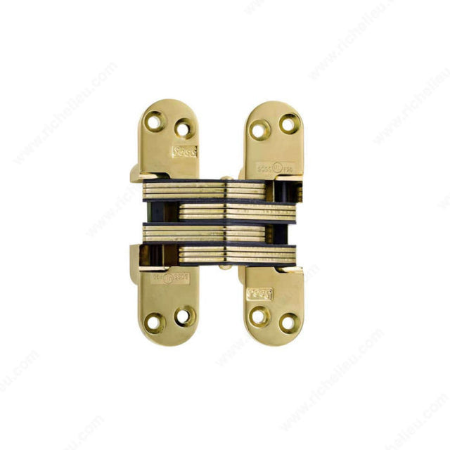 Richelieu 429218130 SOSS Concealed Steel Hinge - Model #218, Brass