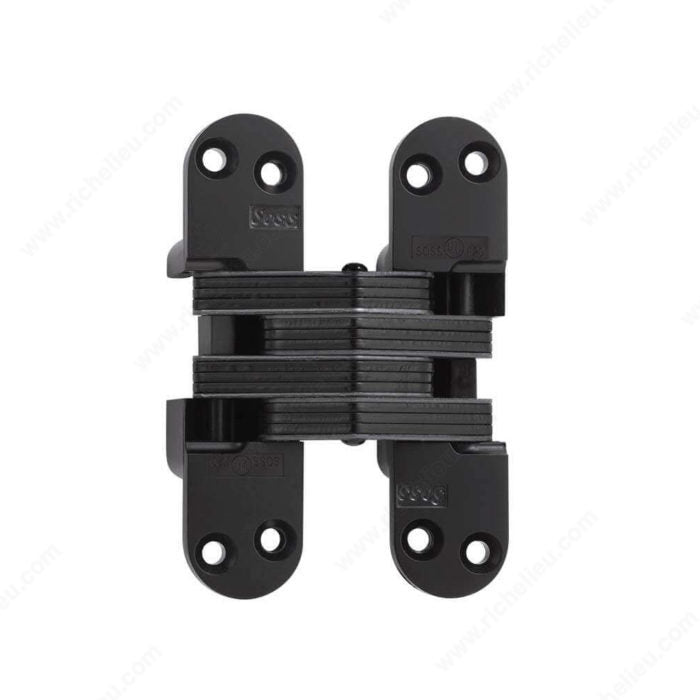 Richelieu 42921890 SOSS Concealed Steel Hinge - Model #218, Black