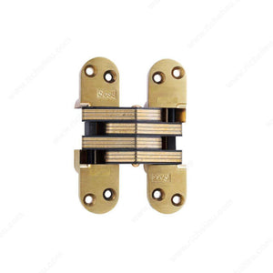 Soss 429220160 SOSS Concealed Steel Hinge - Model #220, Brass / Satin Brass