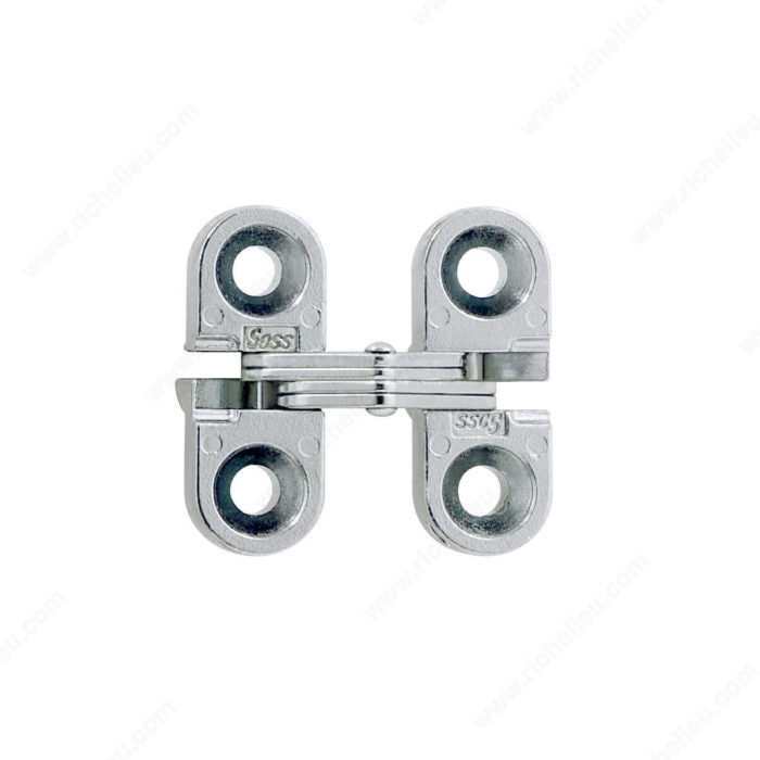 Soss 420100145 SOSS Concealed Steel Hinge - Model #100, Satin Chrome