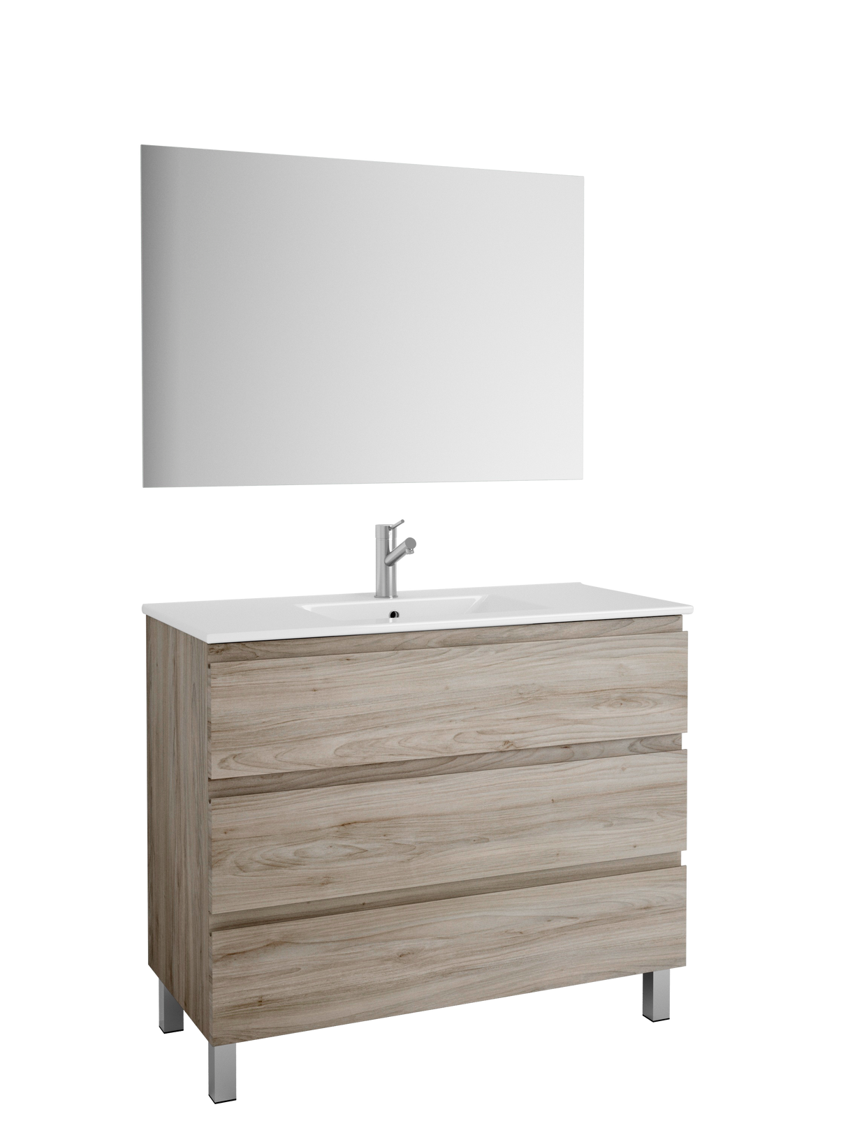DAX Costa Engineered Wood Single Vanity Cabinet, Pine DAX-COS014012