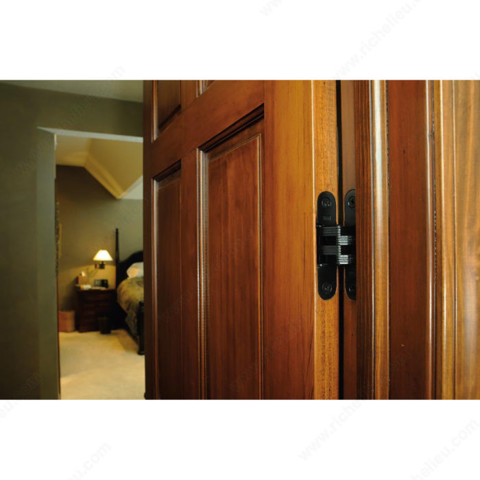 Soss 42920890 SOSS Concealed Steel Hinge - Model #208, Black