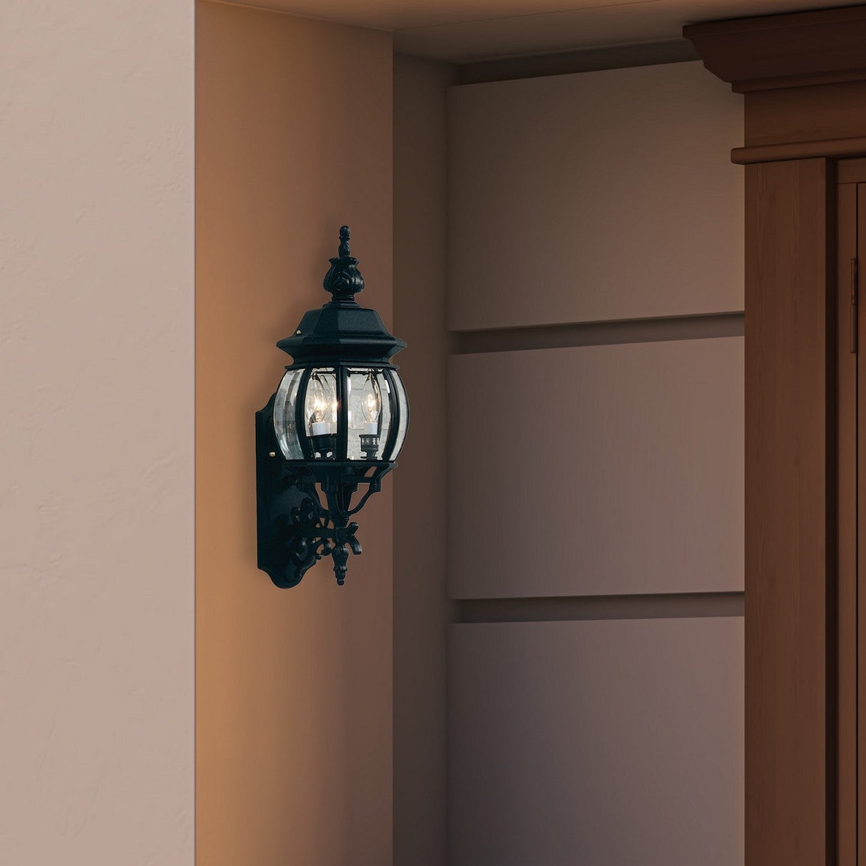Classico 3 Light Outdoor Wall Light