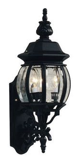 Classico 3 Light Outdoor Wall Light - Black / 22.50