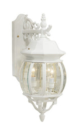 Classico 3 Light Outdoor Wall Light - White / 19.50
