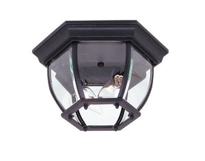 Classico Outdoor Ceiling Flush Light - Black