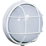 Marine Round Wall Sconce - White / 7.50