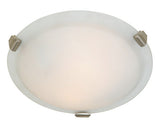 Clip Ceiling Flush Light - Brushed Nickel / 12.00