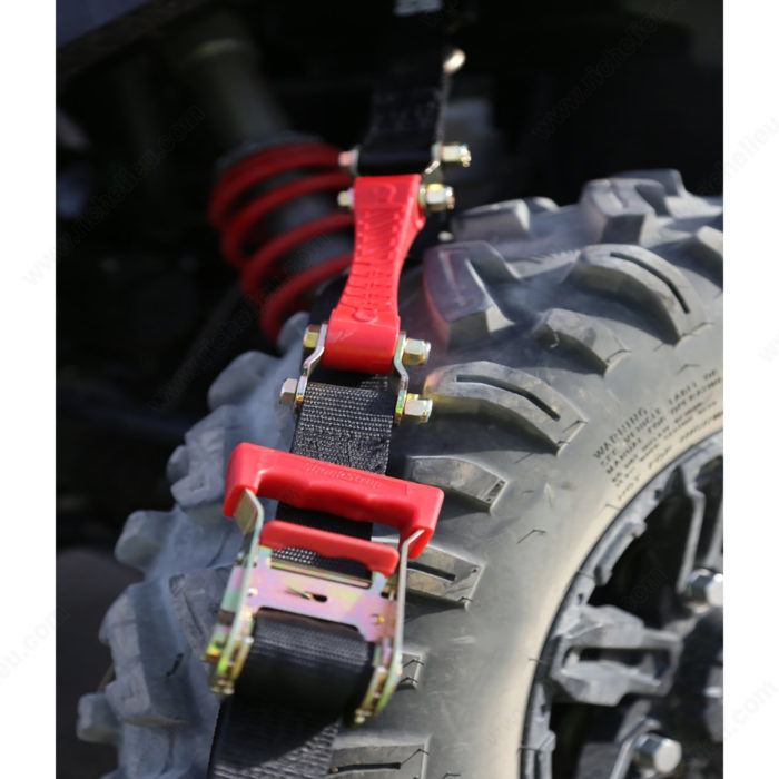 The Perfect Bungee 77707BC ShockStrap® Tie-Down, 1.5 in, 7 ft, 3 000 lb, 1 000 lb