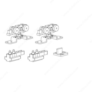 Richelieu 89K05121S Terno CLASSIC Hardware Set with Standard Stop, 110 lb
