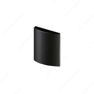 Sugatsune 75360181 Olympia Decorative Glass Faceplate, Black