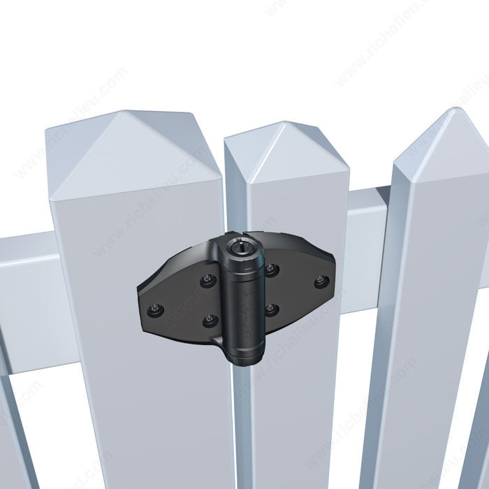 D & D Technologies TCA3S3RC Self-Closing Gate Hinge for Wood/Vinyl Gate, 66 lb, 1.3437 in, 3.7812 in, 5.1875 in