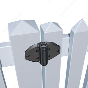 D & D Technologies TCA3S3RC Self-Closing Gate Hinge for Wood/Vinyl Gate, 66 lb, 1.3437 in, 3.7812 in, 5.1875 in