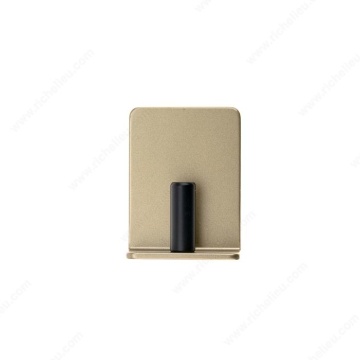 Richelieu 249736217900 Modern Metal Pull - 2497, Matte Black / Istanbul Bronze