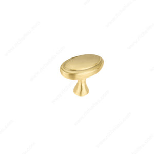 Richelieu BP79040160 Traditional Metal Knob - 7904, Satin Brass