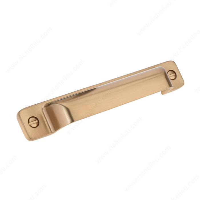 Richelieu BP871696195 Transitional Metal Pull - 8716, Brushed Nickel, 3 25/32 in, 4 1/2 in