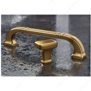 Richelieu BP865096195 Transitional Metal Pull - 8650, Brushed Nickel, 3 25/32 in, 4 11/16 in, 15/32 in, 8/32 in (Included)