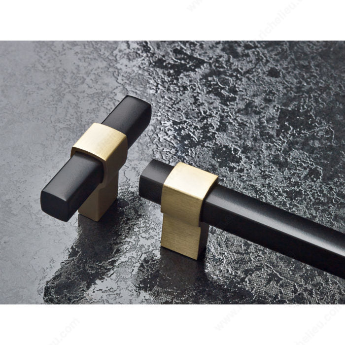 Richelieu 8715512131161 Modern Metal Pull - 8715, Gold / Brushed Brass, Oversized Pulls, 20 1/8 in, 21 1/2 in