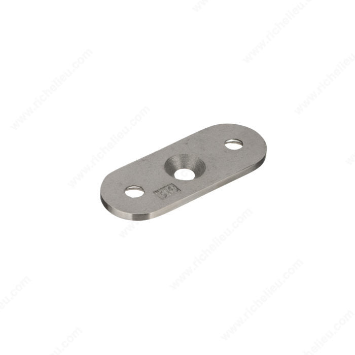Richelieu SSUA0010116S Inline Saddle for Flat Surface Handrails