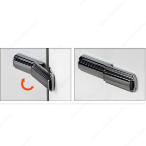 Salice HP7SXAA3SN Lapis Hinge Cover Caps - Door Side, Black, In Stock