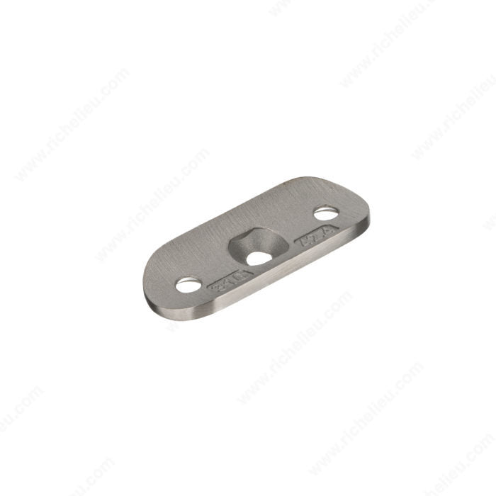 Richelieu SSUA0010616S Inline Saddle for Round Surface Handrails, ø 38.1 mm (1 1/2")