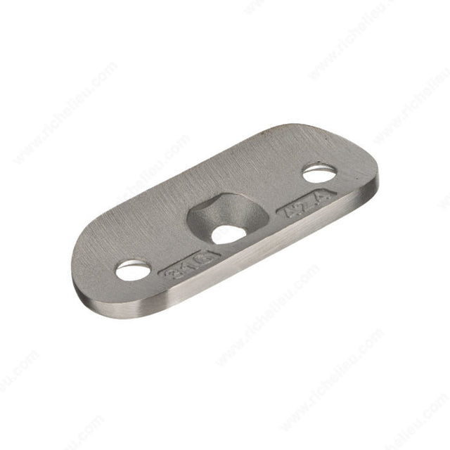 Richelieu SSUA0010616S Inline Saddle for Round Surface Handrails, ø 38.1 mm (1 1/2")