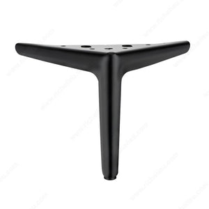 Richelieu 23366150900 T-Shape furniture leg 23366, Matte Black