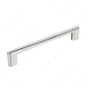 Richelieu BP865596140 Modern Metal Pull - 8655, Chrome, 3 25/32 in, 4 7/8 in, 25/32 in, 1/2 in