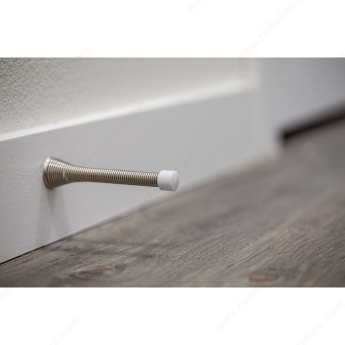 Richelieu BP615091 3" Flexible Door Stop, 3 1/8 in, Black Nickel