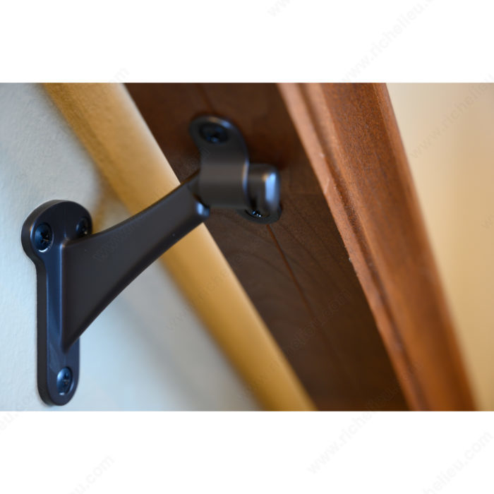 Richelieu 222ABV 2-1/4" Handrail Bracket, Antique Brass