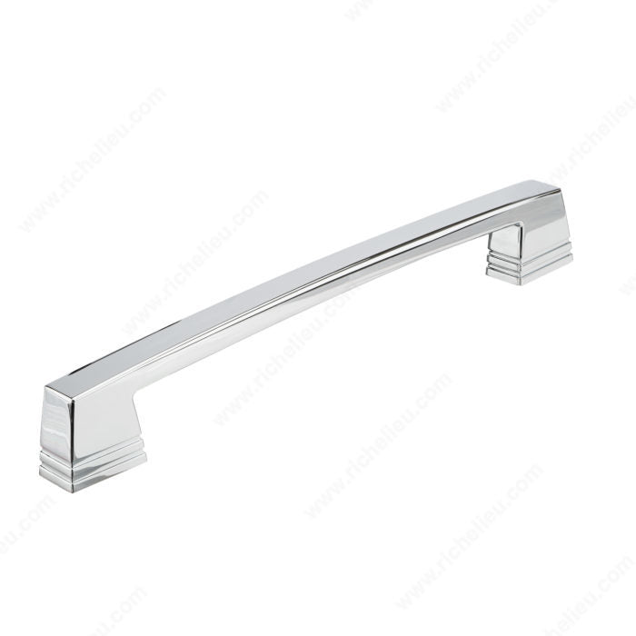 Richelieu BP864096140 Transitional Metal Pull - 8640, Chrome, 3 25/32 in, 4 7/8 in, 23/32 in, 8/32 in (Included)