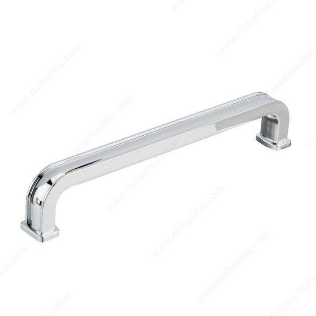 Richelieu BP868096140 Transitional Metal Pull - 8680, Chrome, 3 25/32 in, 4 11/32 in, 3/4 in, 19/32 in