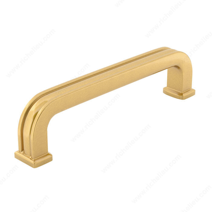 Richelieu BP868096195 Transitional Metal Pull - 8680, Brushed Nickel, 3 25/32 in, 4 11/32 in, 3/4 in, 19/32 in