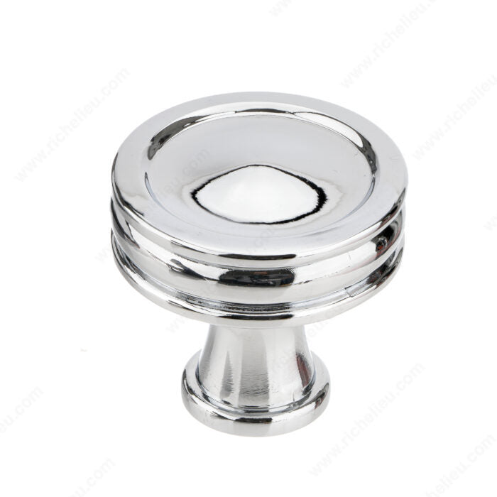 Richelieu BP868033140 Transitional Metal Knob - 8680, Chrome