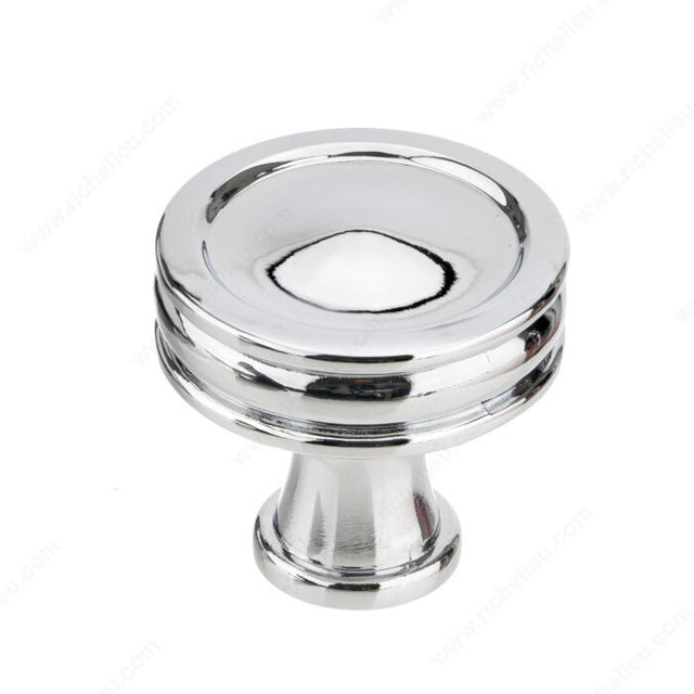 Richelieu BP868033140 Transitional Metal Knob - 8680, Chrome