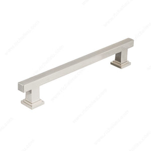 Richelieu BP864596195 Transitional Metal Pull - 8645, Brushed Nickel, 3 25/32 in, 5 1/32 in, 25/32 in, 8/32 in (Included)