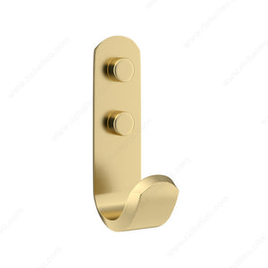 Richelieu NH109250160 Contemporary Metal Hook - 109, Satin Brass